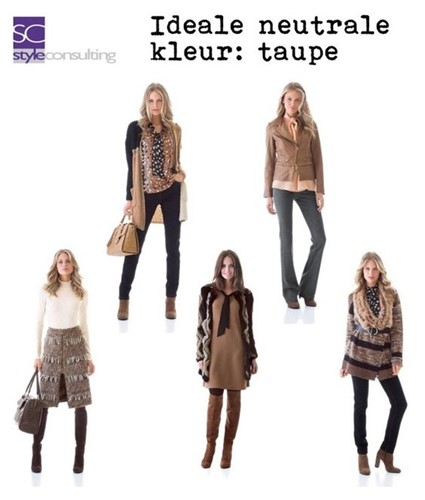 Taupe is een ideale neutraal.