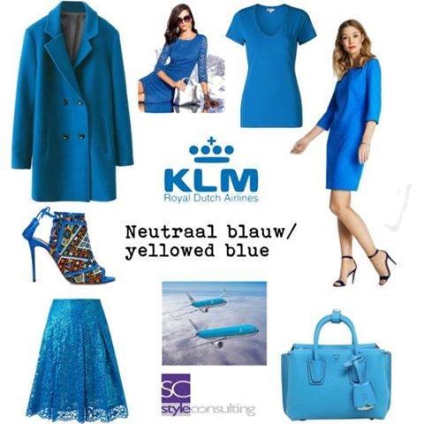 KLM blauw.