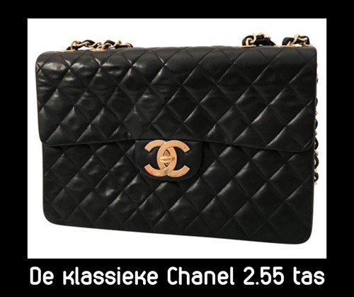 De klassieke Chanel 2.55 tas.