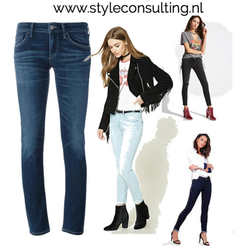 Low rise jeans/ lage taille.