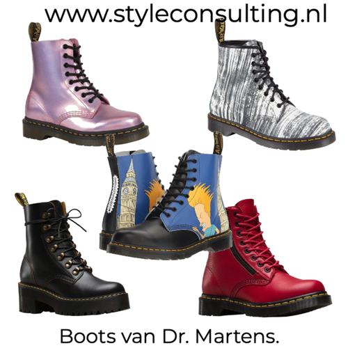 Voorbeelden van Dr. Martens boots.