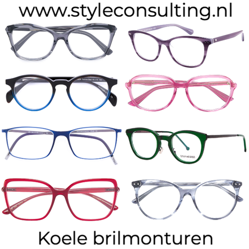 Kleur toevoegen aan je kleding kan ook door een bril.
