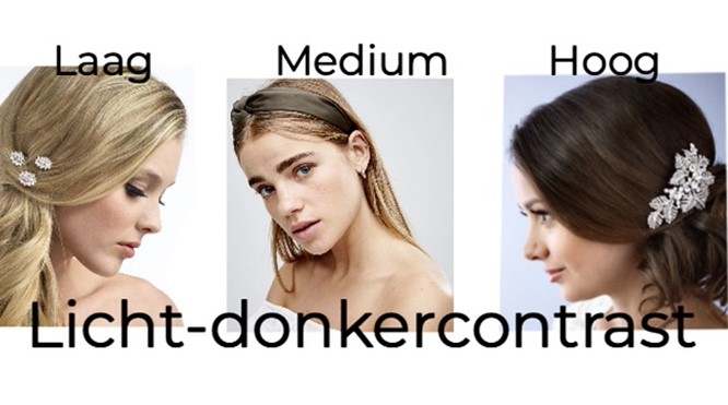 Wat betekent licht donker contrast?