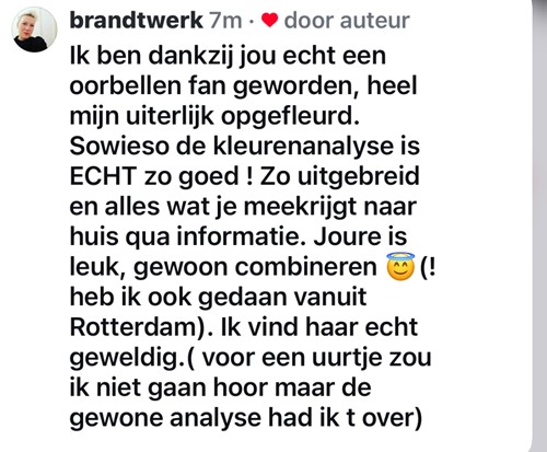 Kleurenanalyse/ kleuradvies in Joure (Friesland).