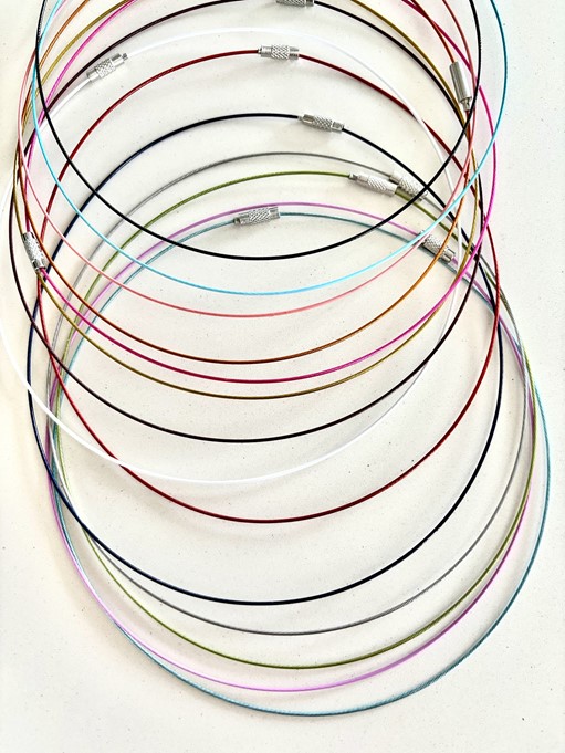 Losse spangen in 45 cm.