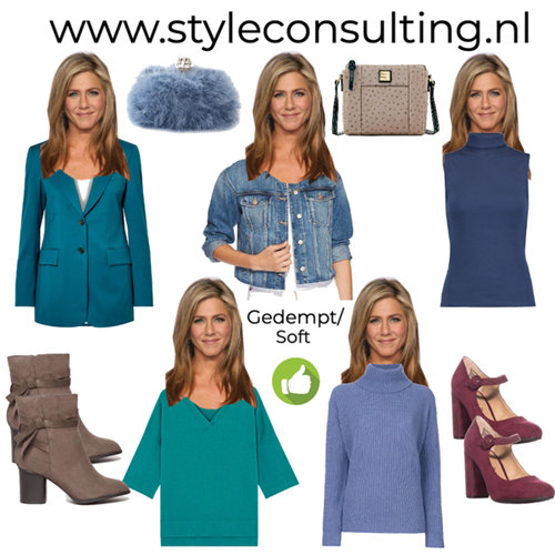 Gedempte kleurtypes/ neutrale zomertype.