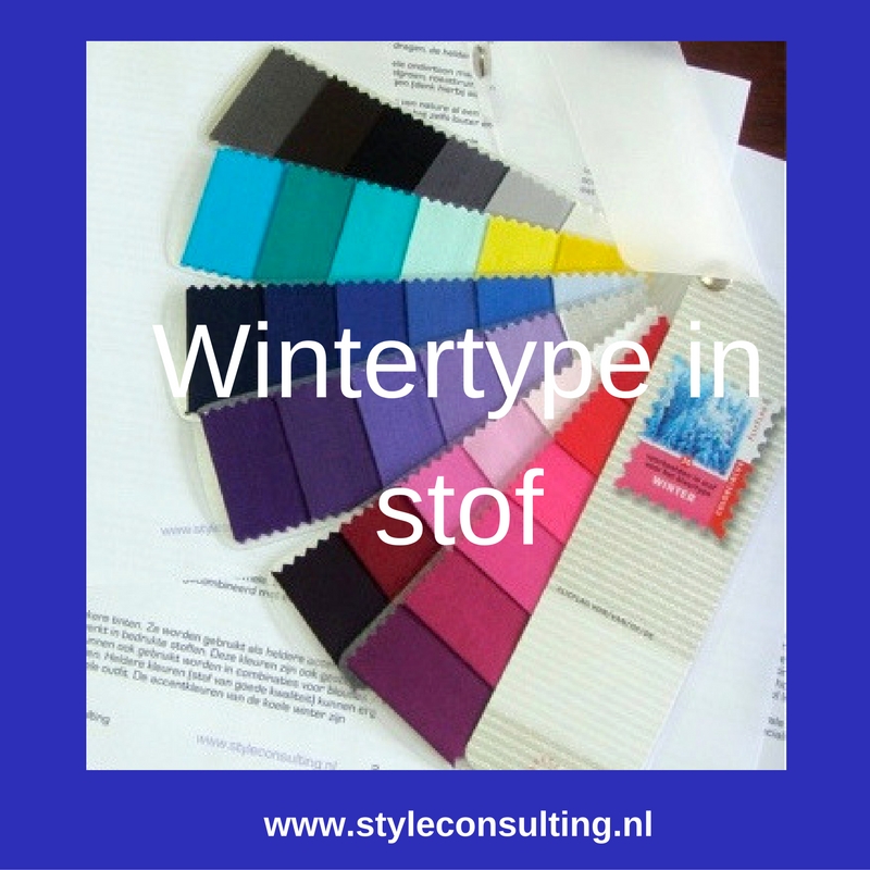 Kleurenwaaier stofstaaltjes koele wintertype Colour me Beautiful