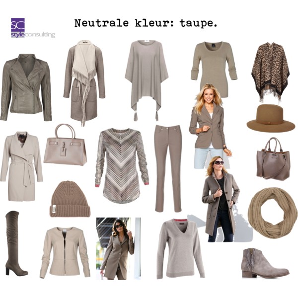 Kleding in de kleur taupe. | Style Consulting