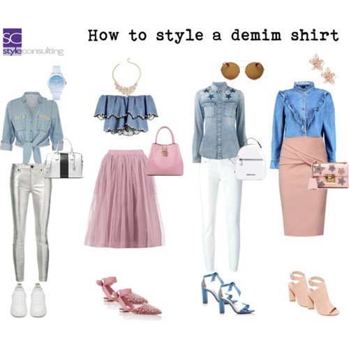 Nieuw spijkerblouse/ denim blouse stylen | Style Consulting LG-67