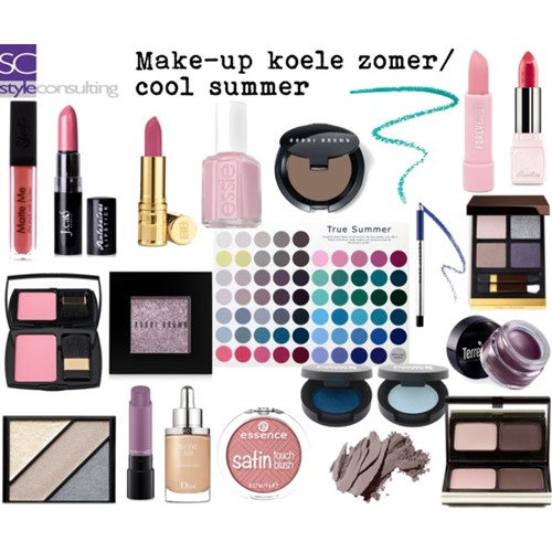 make-up voor het zomertype