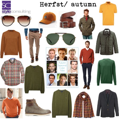 Het mannelijke herfsttype/ de herfst man.