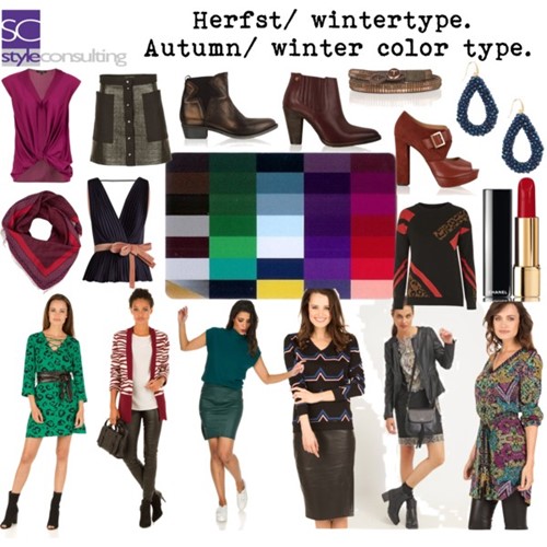 Kleuren, kleding, make-up en kenmerken voor herfst/wintertype. | Style Consulting