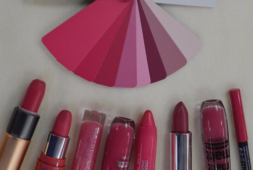 Lipstick-kleuren voor het koele zomertype.