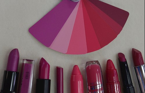 Lipstick-kleuren voor het zomer/wintertype.