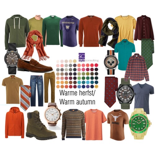 Prachtige kleuren voor de 'warme herfstman'.