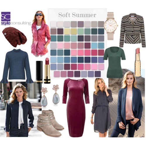 Kleuren en kleding voor het neutrale zomertype.