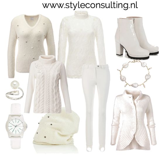 Witte kleding in de winter kleur wit in de winter Style Consulting