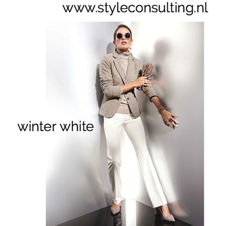 Hoe draag je wit in de winter?
