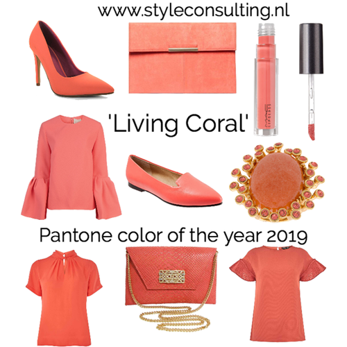 Pantone kleur van het jaar 2019: Coral. | Style Consulting