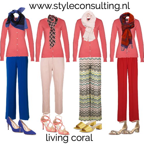 venster Schat Majestueus Pantone kleur van het jaar 2019: Living Coral. | Style Consulting