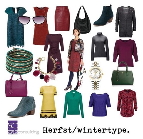 Kleuren, kleding, make-up en kenmerken voor herfst/wintertype. | Style Consulting