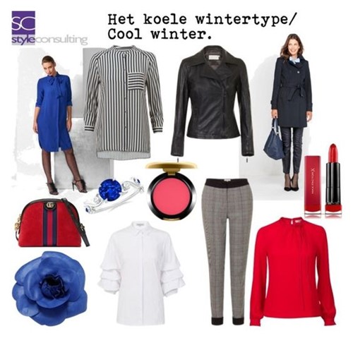Kleuren en kleding voor het koele wintertype.