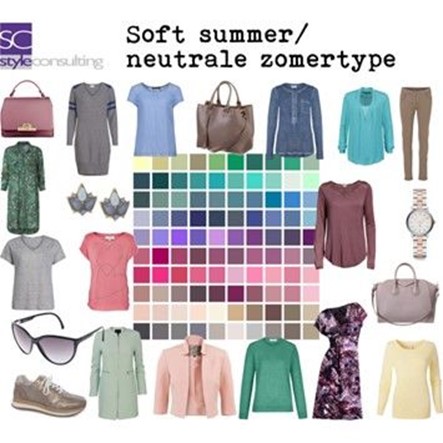 Beste Kenmerken en kleuren voor het neutrale zomertype. | Style Consulting QA-16