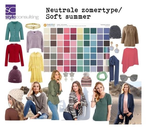 Welp Kenmerken en kleuren voor het neutrale zomertype. | Style Consulting QH-06