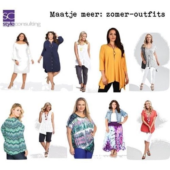 Zomerkleding voor dames met een maatje meer.