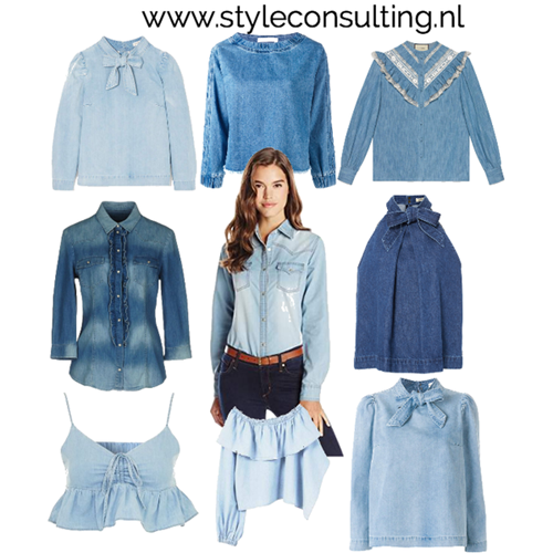 Super spijkerblouse/ denim blouse stylen | Style Consulting KA-39