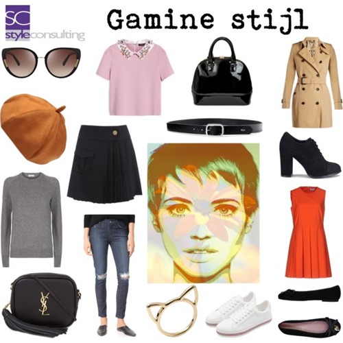 Gamine stijl/ stijltype/ stijlpersoonlijkheid.