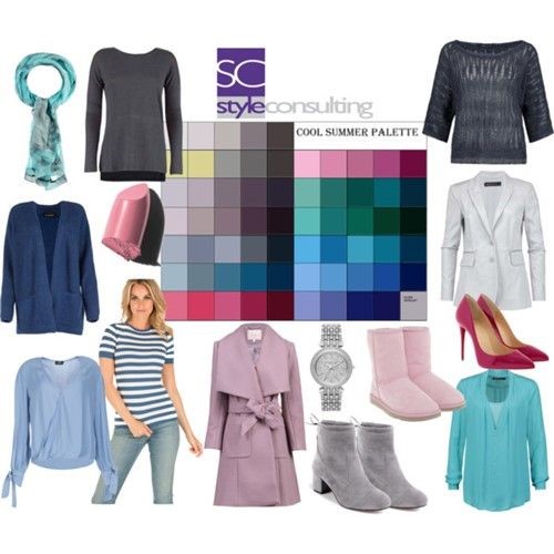 Kleuren en kleding voor het koele zomertype.
