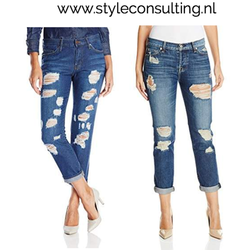 Wie staat er in jeans met gaten?