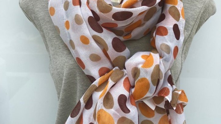 Sjaal voor het lentetype.