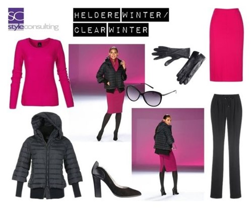 Kleuren en kleding voor het heldere wintertype.