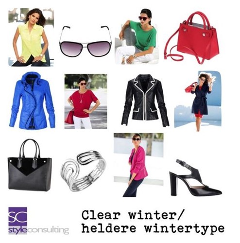 Kleuren en kleding voor het heldere wintertype.