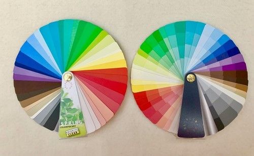 2 Sides kleurenwaaier voor het heldere lentetype.