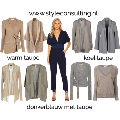 in kleur taupe. | Style Consulting