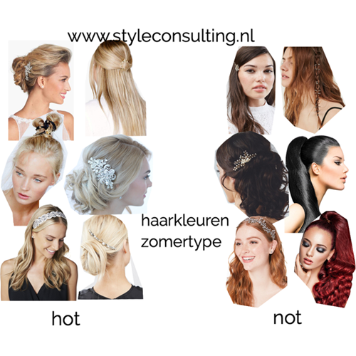 Haarkleuren voor zomertype. Style Consulting