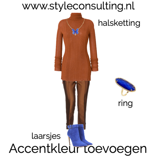 Hoe gebruik je accentkleuren bij je kledingcombinaties?