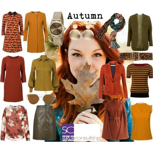 Kleuren en kleding voor het warme herfsttype.